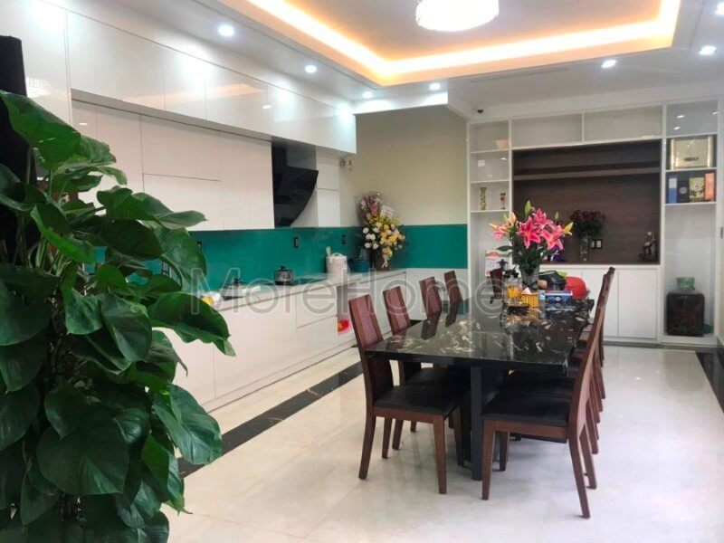 Công trình hình ảnh thi công nội thất phòng ăn hiện đại cho nhà lô phố tại phường Sở Dầu Hải Phòng