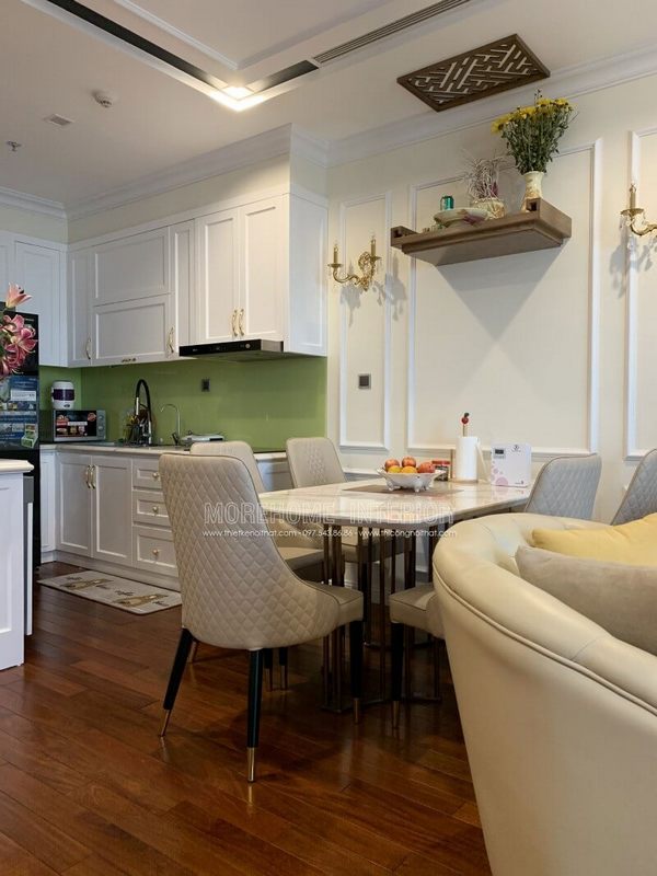 Hình ảnh sản phẩm thi công lắp đặt bàn thờ treo tường hiện đại cho chung cư vinhomes nguyễn chí thanh quận đống đa hà nội