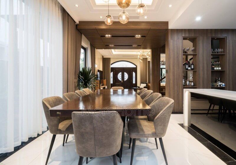 Morehome thi công hoàn thiện nội thất phòng ăn cao cấp tại biệt thự Vinhomes Imperia Hải Phòng