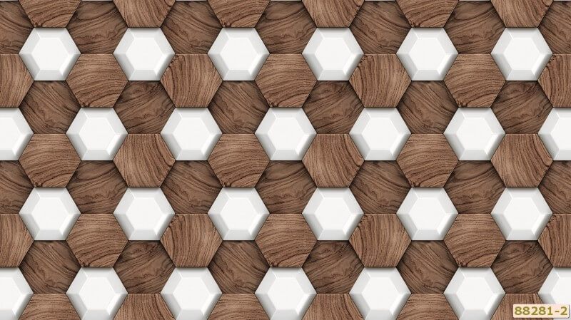 Giấy dán tường với họa tiết cực kỳ nổi bật